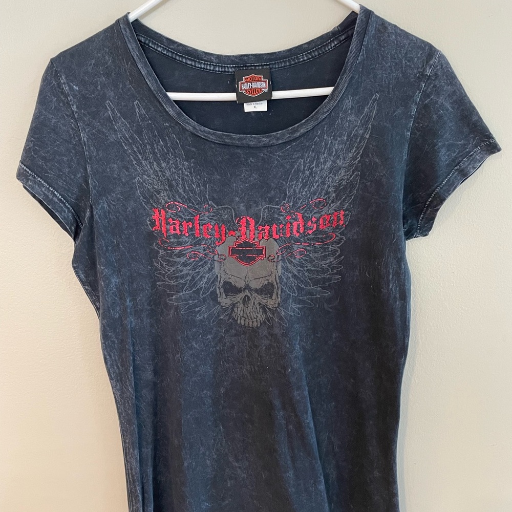 Harley Davidson womens black short Sleeve t-shirt